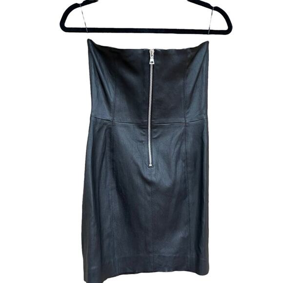 SPRWMN Leather Mini Dress Black - Picture 5 of 9